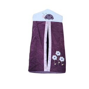 Lambs & Ivy Plumberry Nursery Purple Corduroy Diaper Stacker